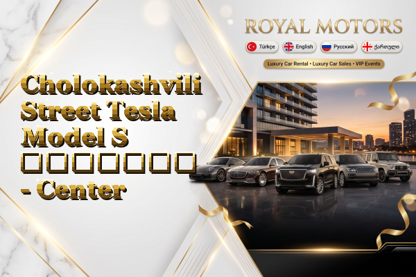 Cholokashvili Street Tesla Model S გაყიდვა - Center