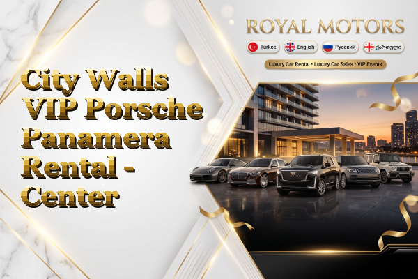 City Walls VIP Porsche Panamera Rental - Center