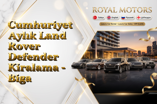 Cumhuriyet Aylık Land Rover Defender Kiralama - Biga