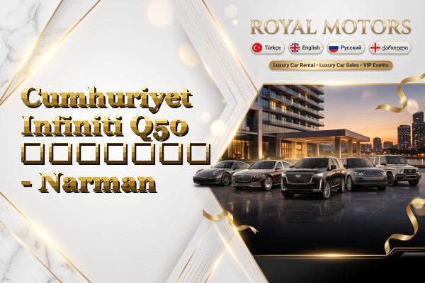 Cumhuriyet Infiniti Q50 გაყიდვა - Narman