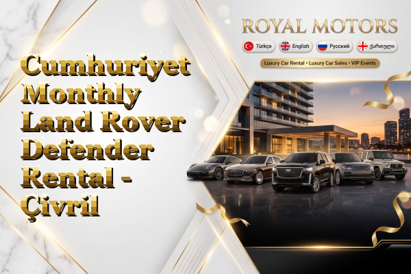 Cumhuriyet Monthly Land Rover Defender Rental - Çivril