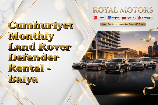 Cumhuriyet Monthly Land Rover Defender Rental - Balya