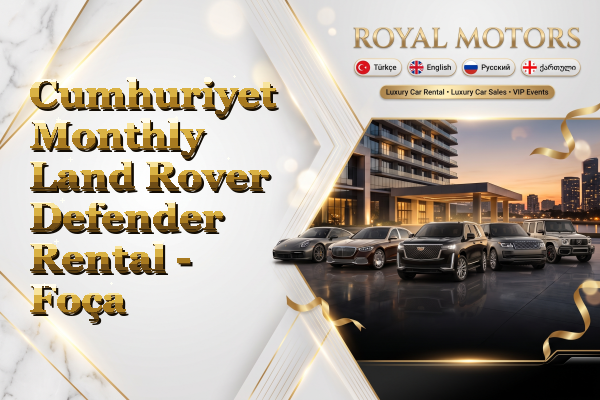 Cumhuriyet Monthly Land Rover Defender Rental - Foça