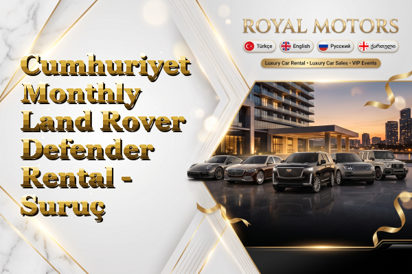 Cumhuriyet Monthly Land Rover Defender Rental - Suruç