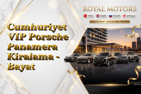 Cumhuriyet VIP Porsche Panamera Kiralama - Bayat
