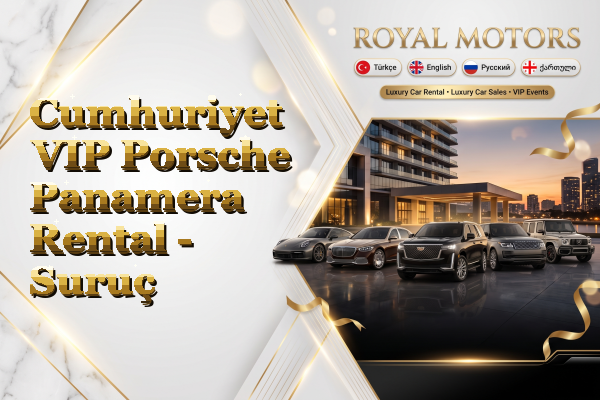 Cumhuriyet VIP Porsche Panamera Rental - Suruç