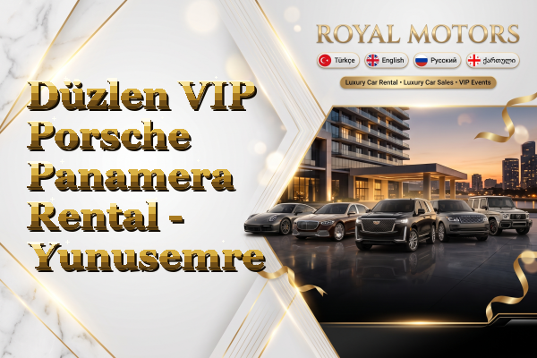 Düzlen VIP Porsche Panamera Rental - Yunusemre