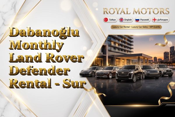Dabanoğlu Monthly Land Rover Defender Rental - Sur