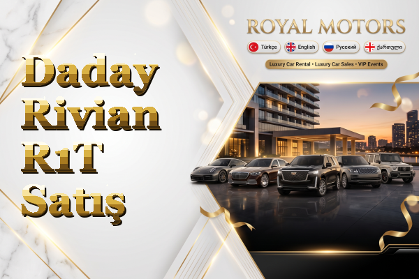 Daday Rivian R1T Satış