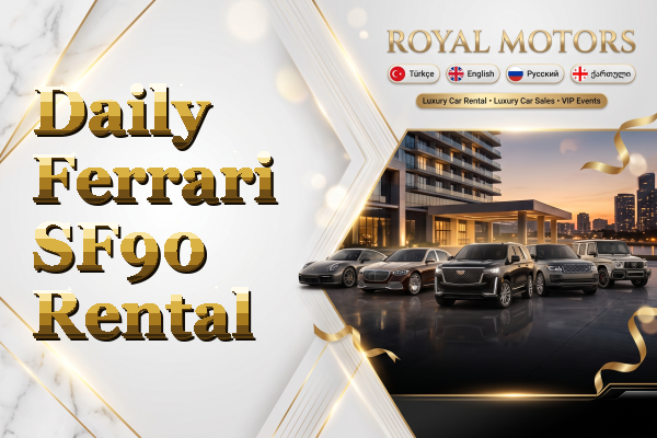 Daily Ferrari SF90 Rental