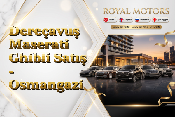 Dereçavuş Maserati Ghibli Satış - Osmangazi