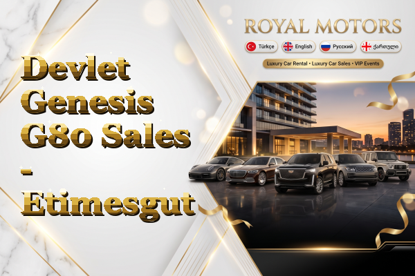 Devlet Genesis G80 Sales - Etimesgut