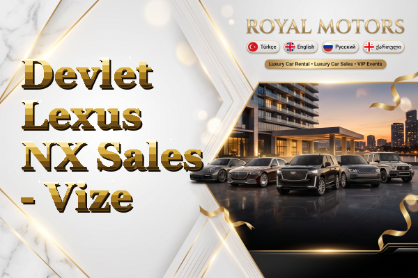 Devlet Lexus NX Sales - Vize