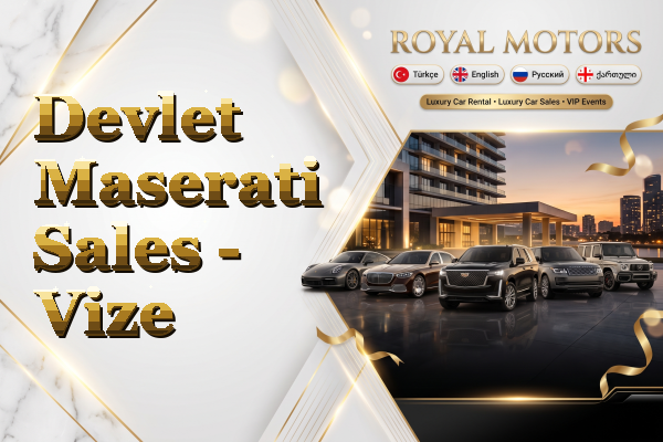 Devlet Maserati Sales - Vize