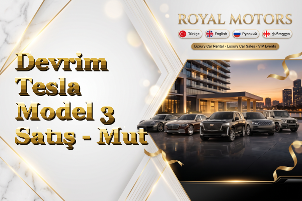 Devrim Tesla Model 3 Satış - Mut