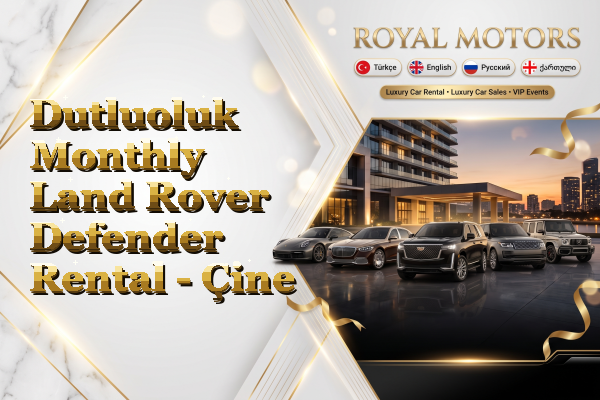 Dutluoluk Monthly Land Rover Defender Rental - Çine