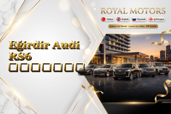Eğirdir Audi RS6 გაყიდვა