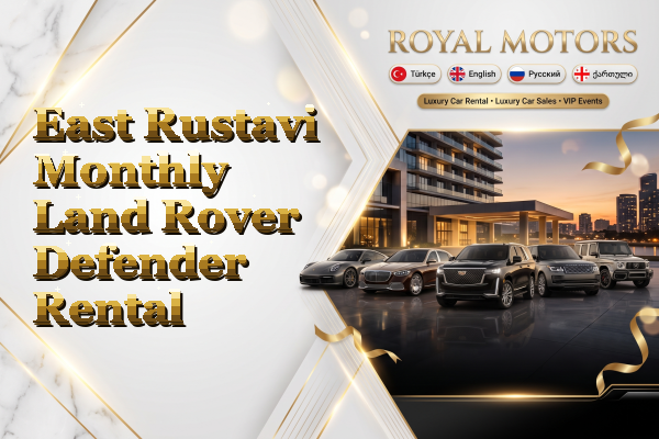 East Rustavi Monthly Land Rover Defender Rental