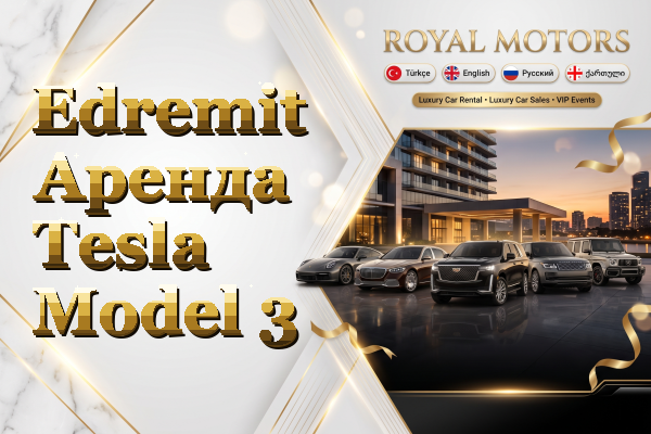 Edremit Аренда Tesla Model 3