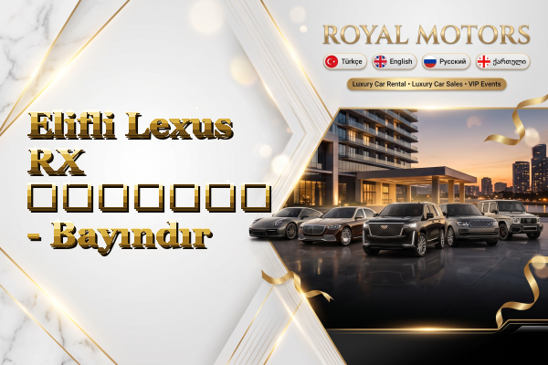 Elifli Lexus RX გაყიდვა - Bayındır