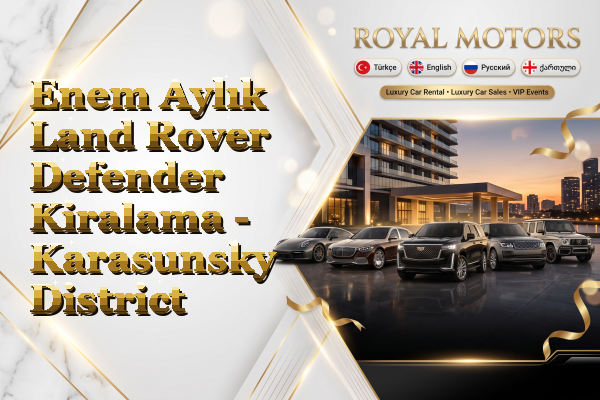 Enem Aylık Land Rover Defender Kiralama - Karasunsky District