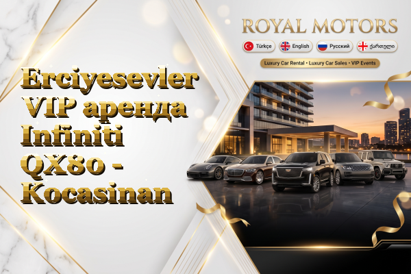 Erciyesevler VIP аренда Infiniti QX80 - Kocasinan