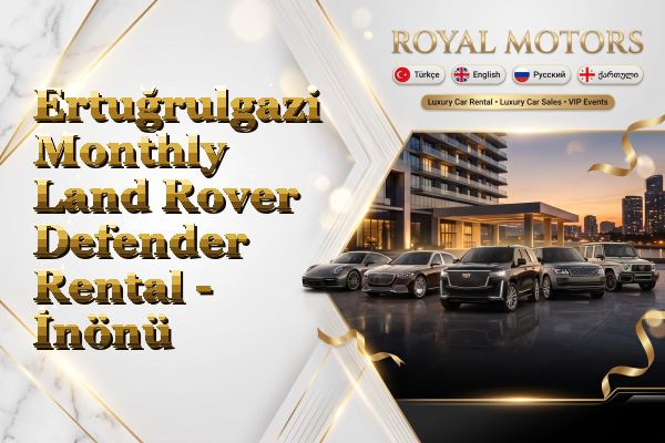 Ertuğrulgazi Monthly Land Rover Defender Rental - İnönü