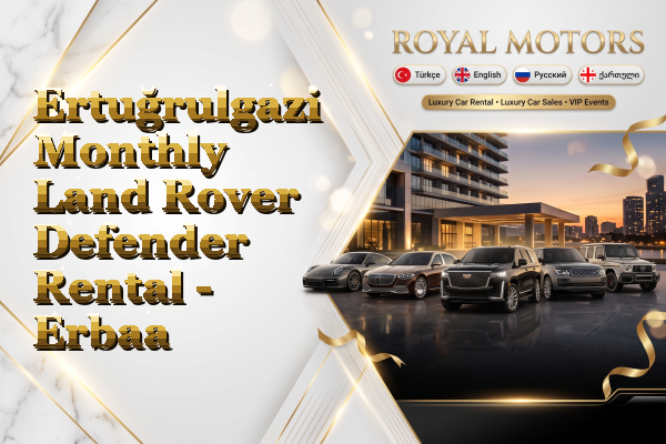 Ertuğrulgazi Monthly Land Rover Defender Rental - Erbaa