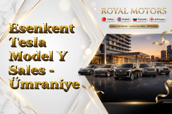 Esenkent Tesla Model Y Sales - Ümraniye