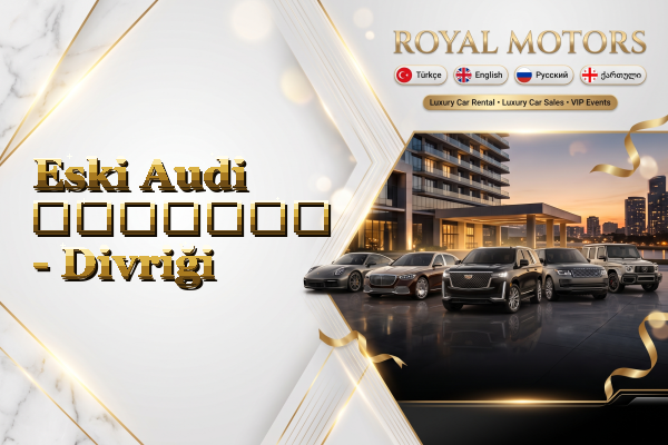 Eski Audi გაყიდვა - Divriği