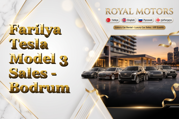 Farilya Tesla Model 3 Sales - Bodrum