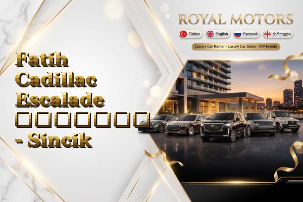 Fatih Cadillac Escalade გაყიდვა - Sincik