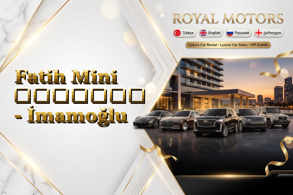 Fatih Mini გაყიდვა - İmamoğlu