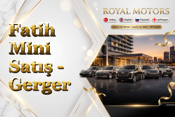 Fatih Mini Satış - Gerger