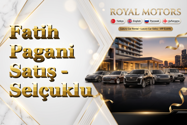 Fatih Pagani Satış - Selçuklu