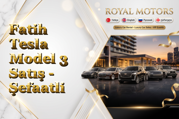 Fatih Tesla Model 3 Satış - Şefaatli