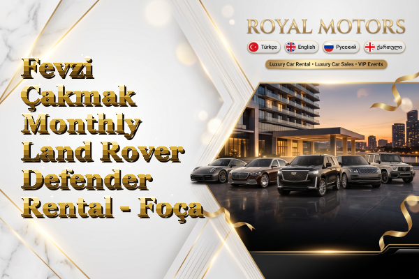 Fevzi Çakmak Monthly Land Rover Defender Rental - Foça