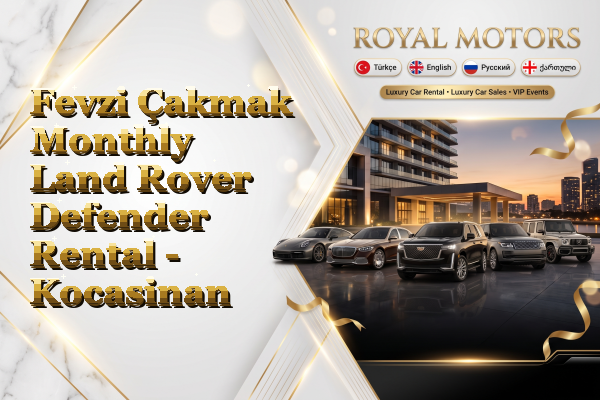 Fevzi Çakmak Monthly Land Rover Defender Rental - Kocasinan