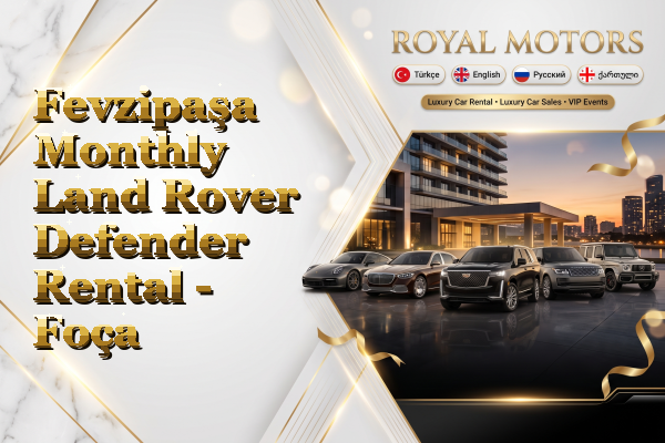 Fevzipaşa Monthly Land Rover Defender Rental - Foça