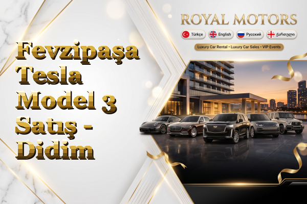 Fevzipaşa Tesla Model 3 Satış - Didim