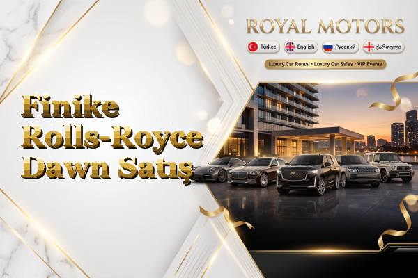Finike Rolls-Royce Dawn Satış