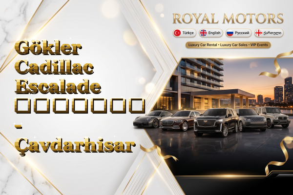 Gökler Cadillac Escalade გაყიდვა - Çavdarhisar