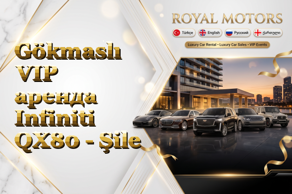 Gökmaslı VIP аренда Infiniti QX80 - Şile
