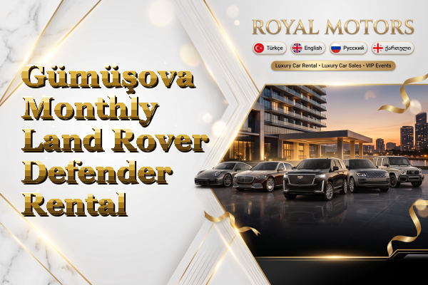 Gümüşova Monthly Land Rover Defender Rental