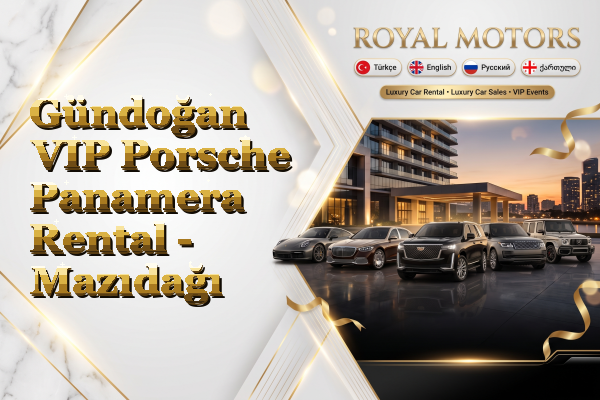 Gündoğan VIP Porsche Panamera Rental - Mazıdağı