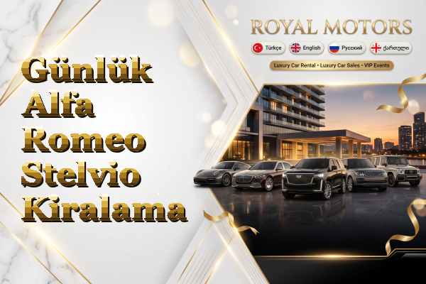 Günlük Alfa Romeo Stelvio Kiralama
