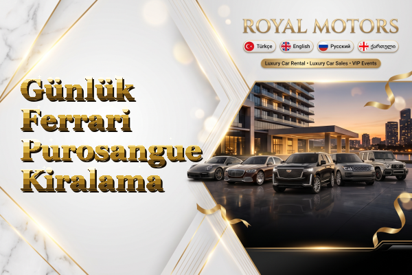 Günlük Ferrari Purosangue Kiralama