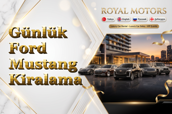 Günlük Ford Mustang Kiralama