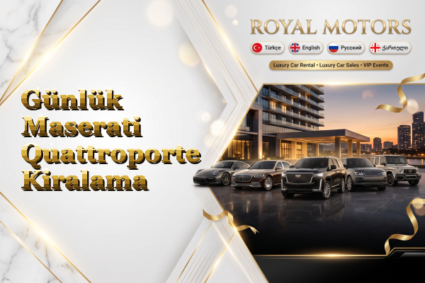 Günlük Maserati Quattroporte Kiralama