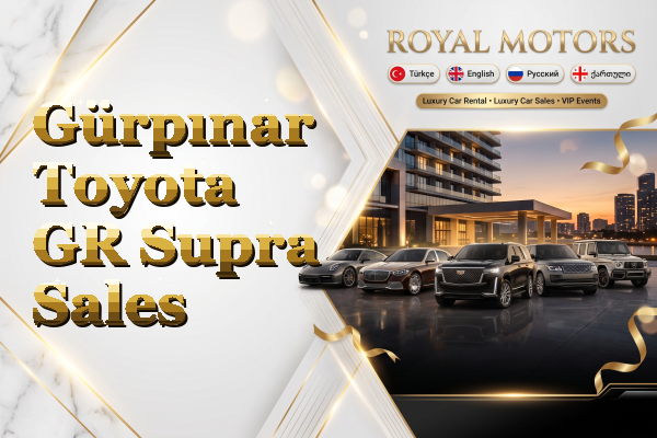 Gürpınar Toyota GR Supra Sales